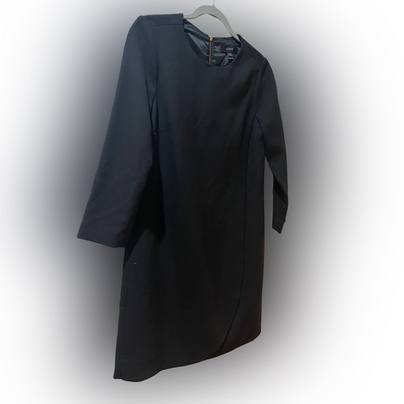 J. Crew Classic Black Long Sleeve Dress - Picture 4 of 5